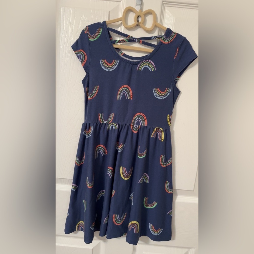 Epic Threads Navy Dress with Rainbow Accents - Picture 8 of 9